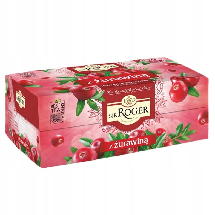 Żurawina Herbata owocowa ekspresowa 40 g (20 saszetek x 2 g)