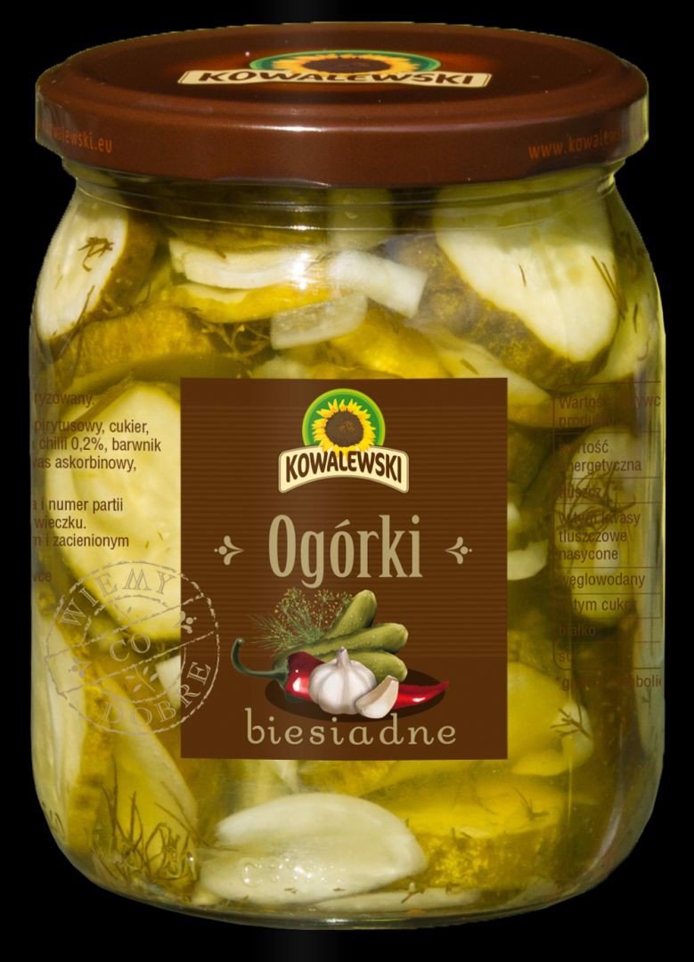 Kowalewski Ogórki konserwowe biesiadne 540 ml