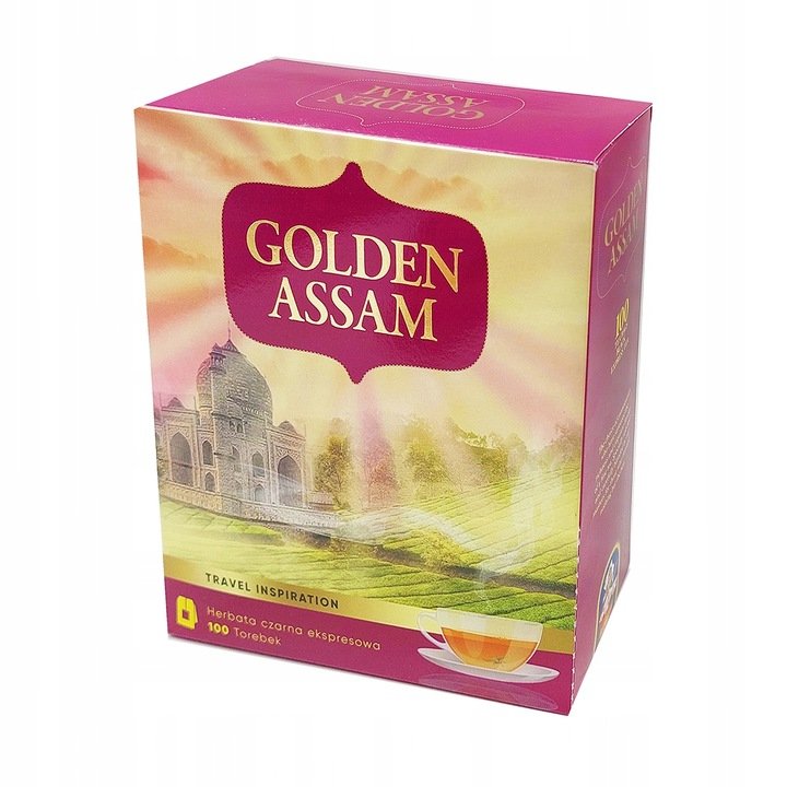 GOLDEN ASSAM Herbata czarna ekspresowa 100 x 1.6g