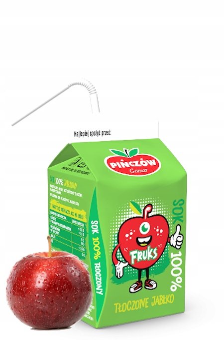 Pińczów Sok tłoczony z jabłek 100% 200 g