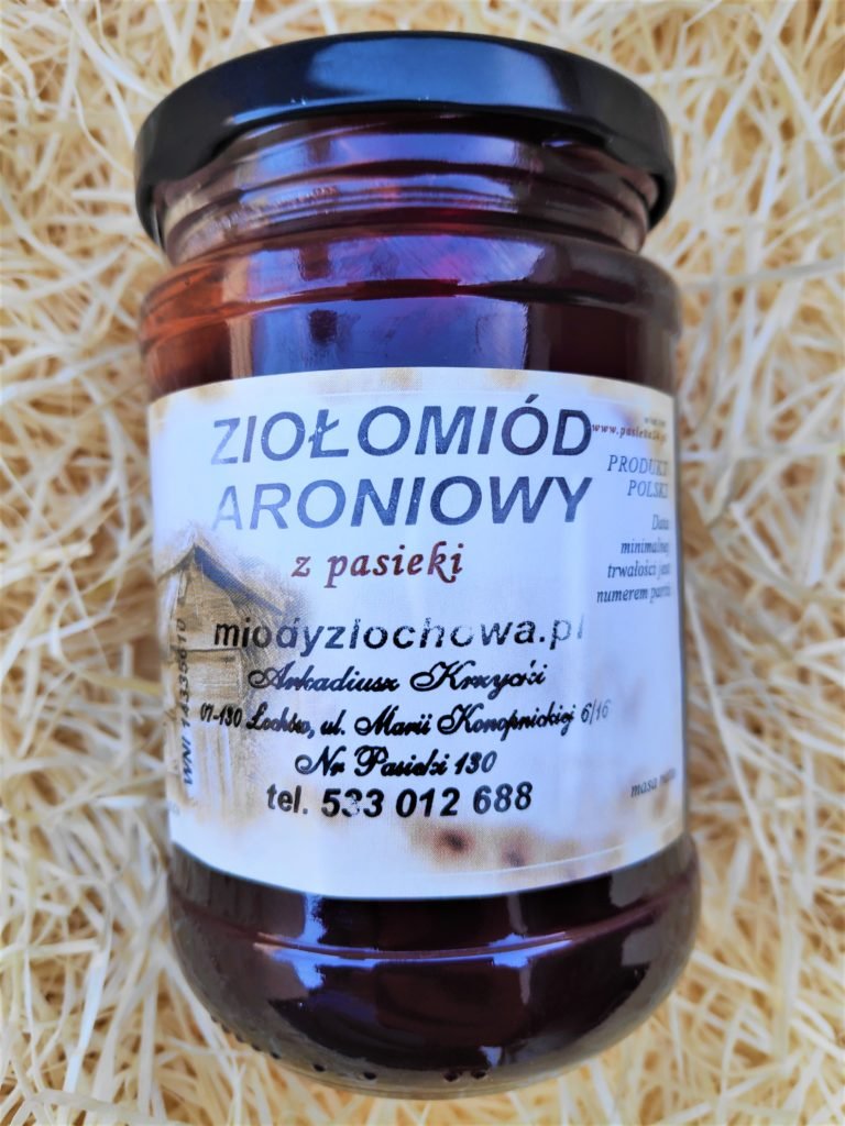 Ziołomiód aroniowy 400g Miody z Łochowa