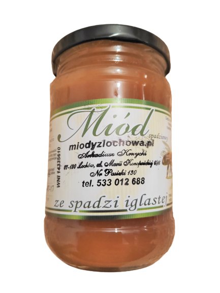 Miód ze spadzi iglastej 400g Miody z Łochowa
