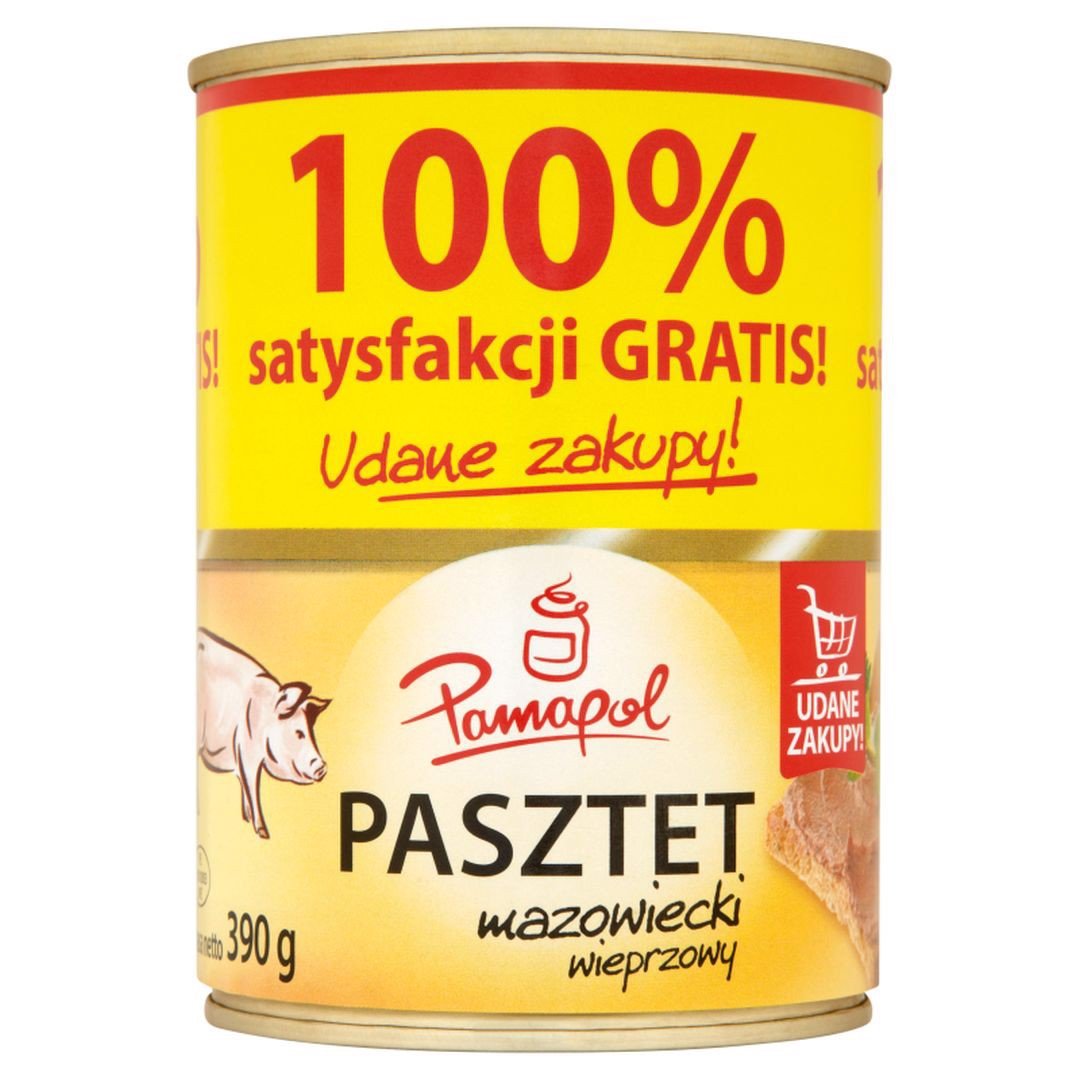 Pamapol Pasztet mazowiecki wieprzowy 390 g