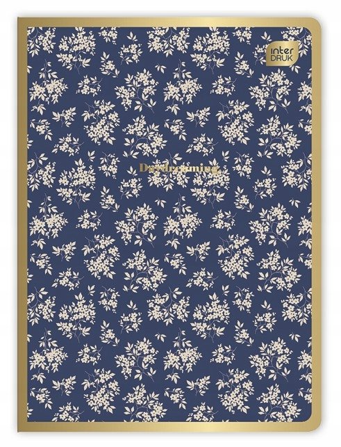 ZESZYT A5 80 # METALLIC FLORAL INTERDRUK