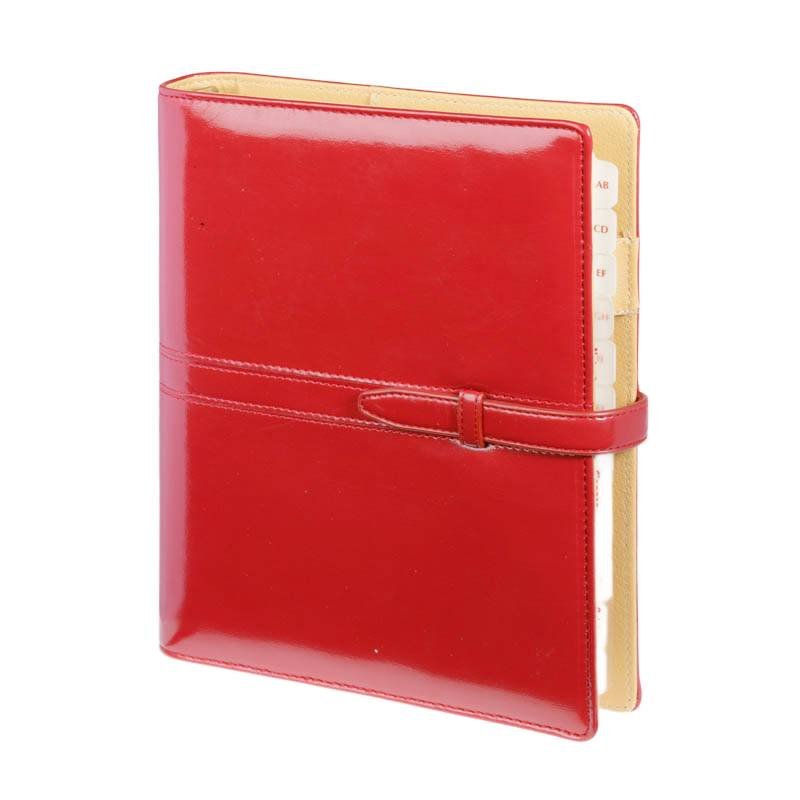 Organizer czerwony premium Werona z wymiennym wkładem 17,5x23,5cm z kalendarzem 2024