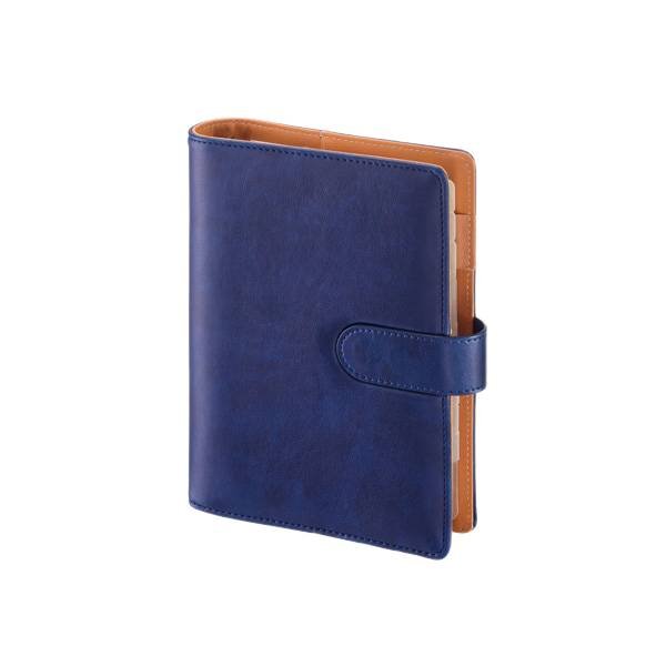 Organizer niebieski premium Sevilla z wymiennym wkładem 13x19cm z kalendarzem 2024
