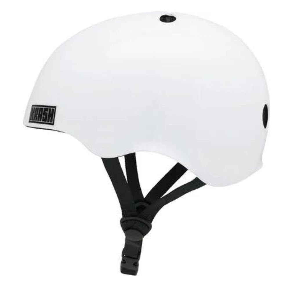 Kask rowerowy Krash C-Preme orzeszek regulowany biały-S