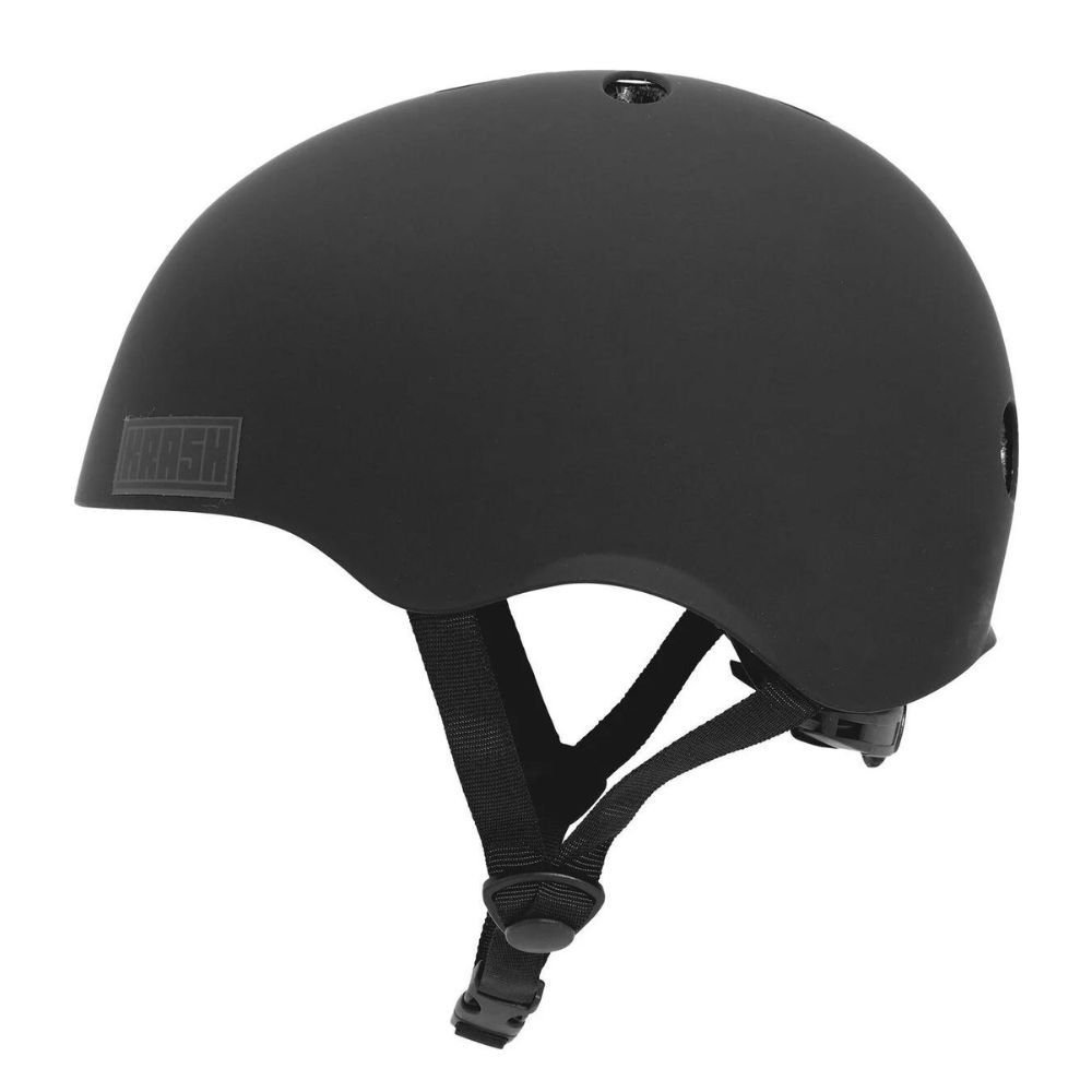 Kask rowerowy Krash C-Preme orzeszek regulowany czarny-S
