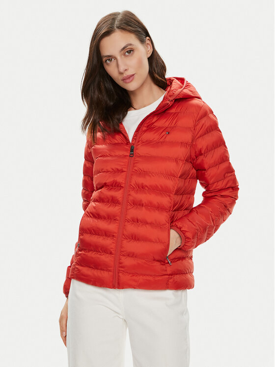 Tommy Hilfiger Kurtka puchowa WW0WW38927 Czerwony Regular Fit