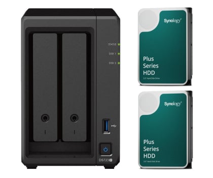 Synology DS723+ 2x 12TB HDD HAT3310 Plus