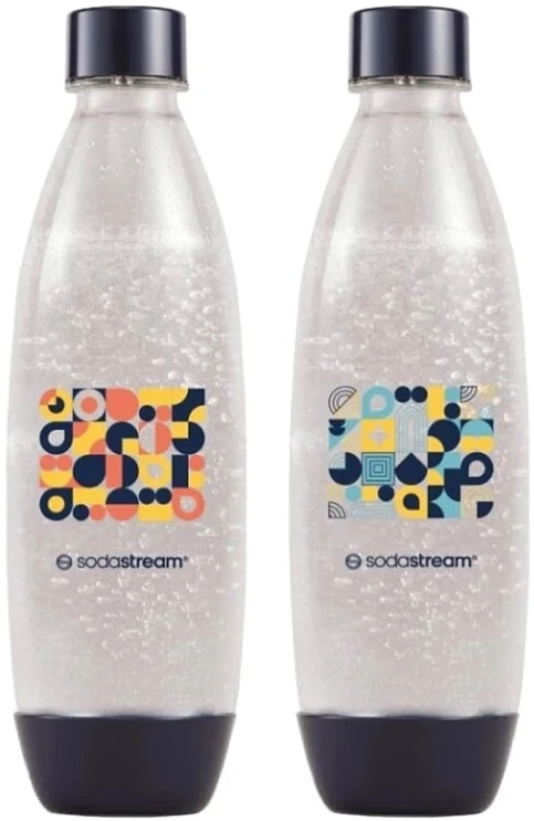 Zestaw butelek SodaStream Fuse Bubble Mosaic 2 x 1L  !