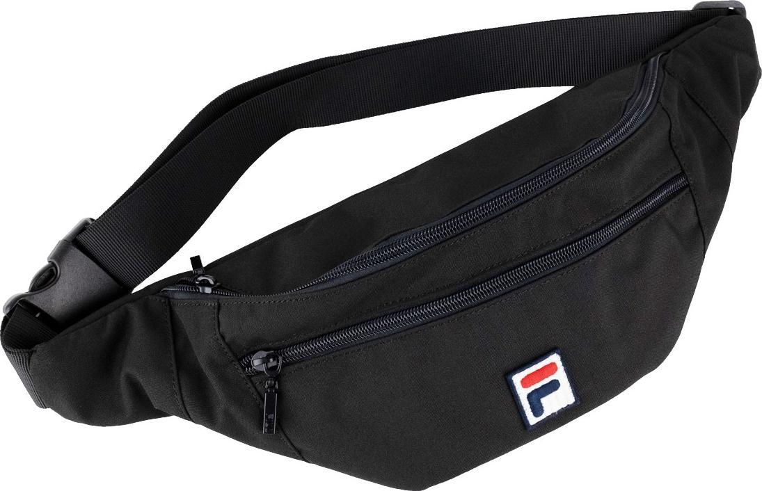 Fila Fila Bissau Coated Canvas Double Zipper Waist Bag FBU0010-80009 Czarne One size