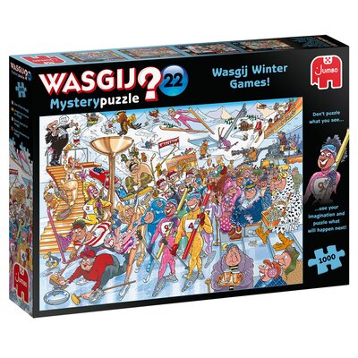 Jumbo 25012 Wasgij Mystery 22, Wasgij Winter Games, puzzle 1000 elementów 25012