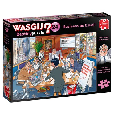 Jumbo Wasgij, Destiny 24 Business as Standardal, puzzle dla dorosłych, 1000 elementów 25013