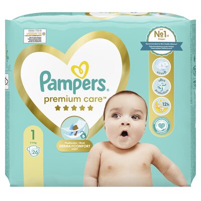 Pampers Premium Care 1 Newborn 26szt.