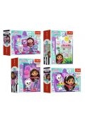 Puzzle 54el Mini Z Gabi zawsze jest wesoło. Koci Domek Gabi. Gaby`s Dollhouse 19773, 19774, 19775, 19776 (54211) TREFL  cena za 1 sztukę