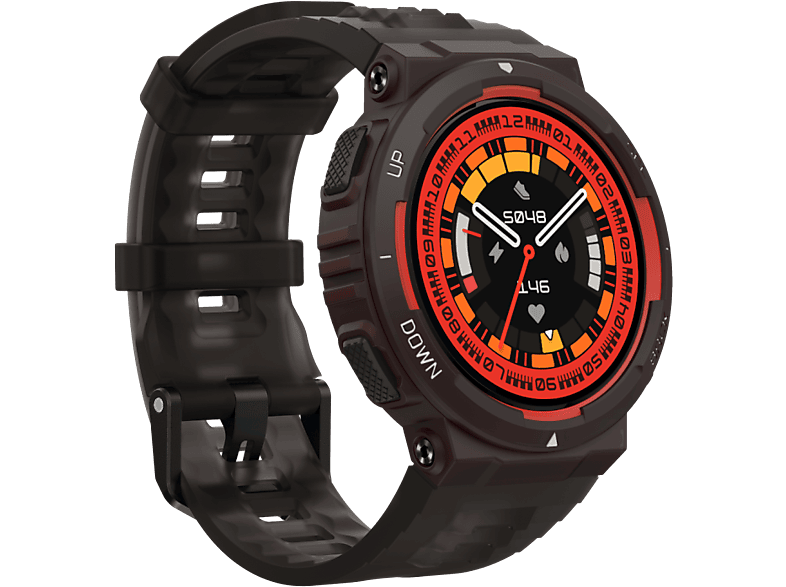 Amazfit Active Edge Lava Black 47mm Czarny