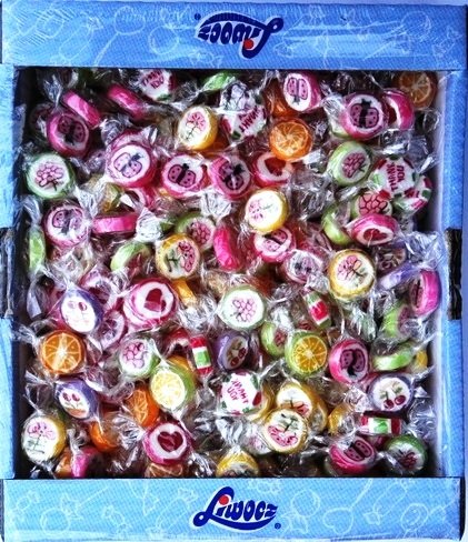 Roksy - cukierki - mini lizaczki deseniowe- 1,5kg.