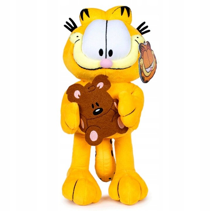 Maskotka Garfield z Misiem 35 cm Pluszak Kot Oryginalny