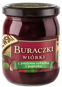KOWALEWSKI Buraczki wiórki z prażoną cebulą i papryką 540 ml