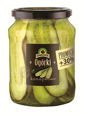 KOWALEWSKI Ogórek kanapkowy 720ml