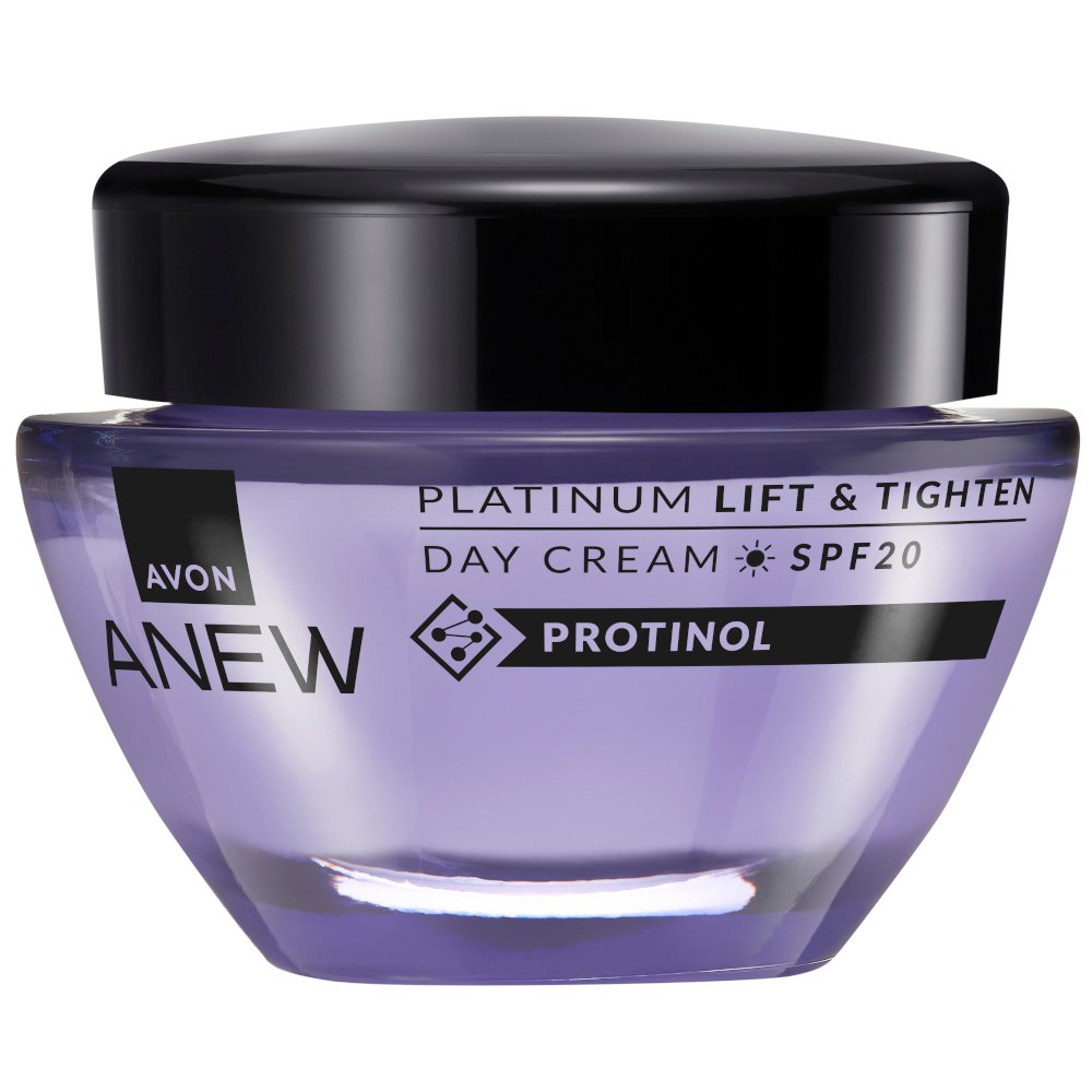 AVON ANEW PLATINUM KREM DO TWARZY NA DZIEŃ SPF20 LIFTINGUJĄCY PROTINOL 50ML