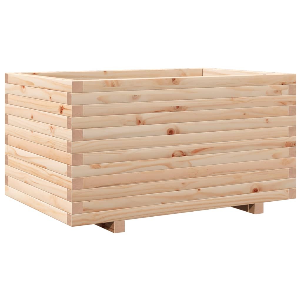 vidaXL Donica ogrodowa, 90x60x49,5 cm, lite drewno sosnowe