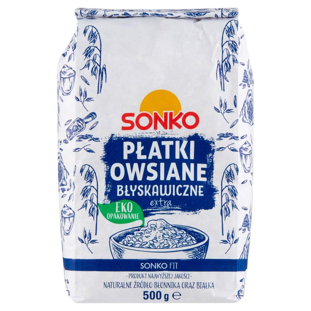 Sonko Płatki owsiane błyskawiczne ekstra 500 g