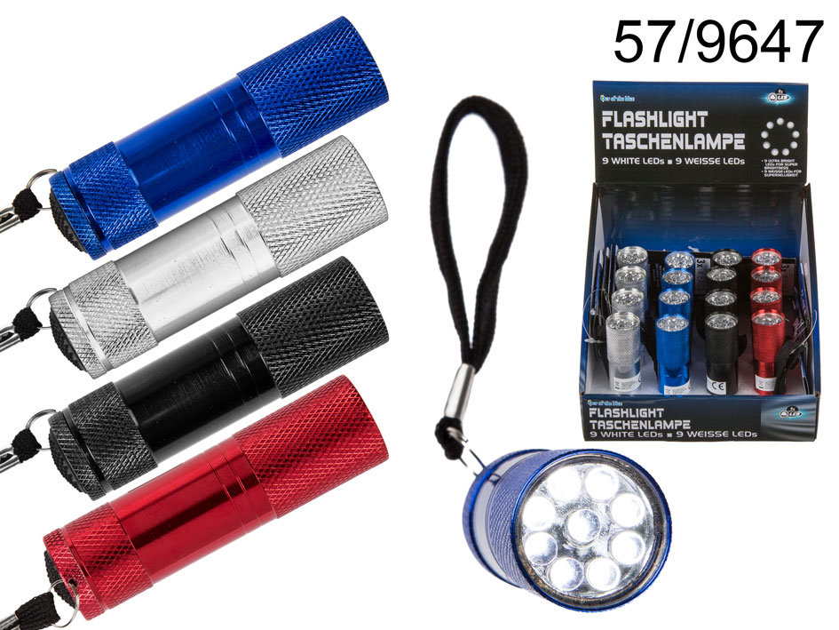 Latarka 9 LED