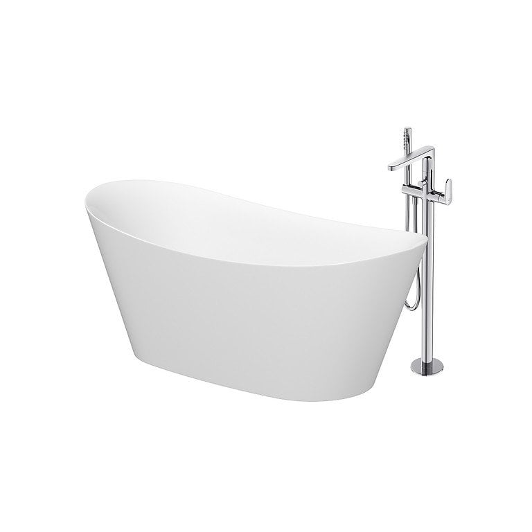 Set B719 Wanna Wolnostojąca 170X80 Inverto + Bateria Wannowa Wolnostojąca Inverto Cersanit S601-138