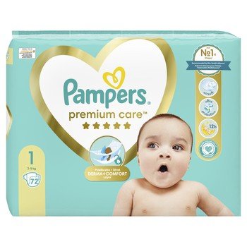 Pieluchy PAMPERS Premium Care Rozmiar 1 (72 szt.)
