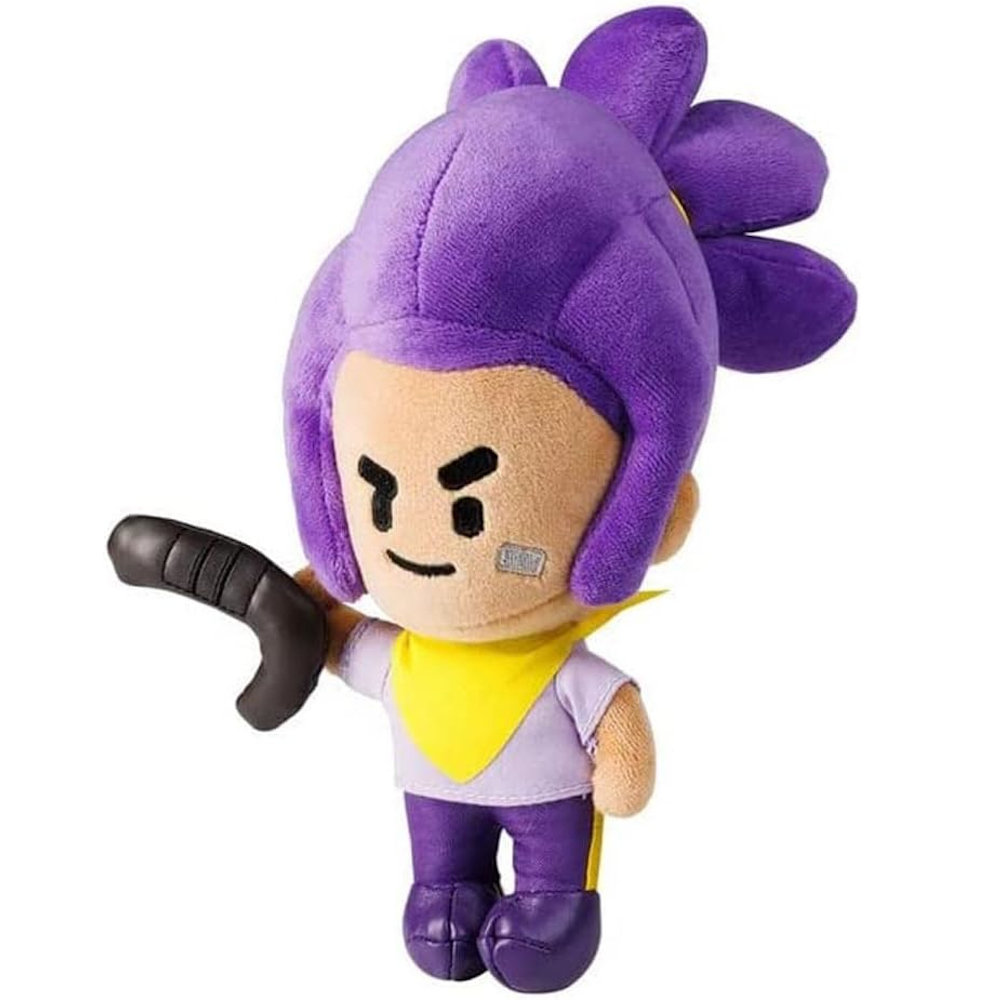 BRAWL STARS ORYGINALNA MIĘKKA MASKOTKA PLUSZ PLUSZAK ZADYMIARZ SHELLY 20cm / PMI