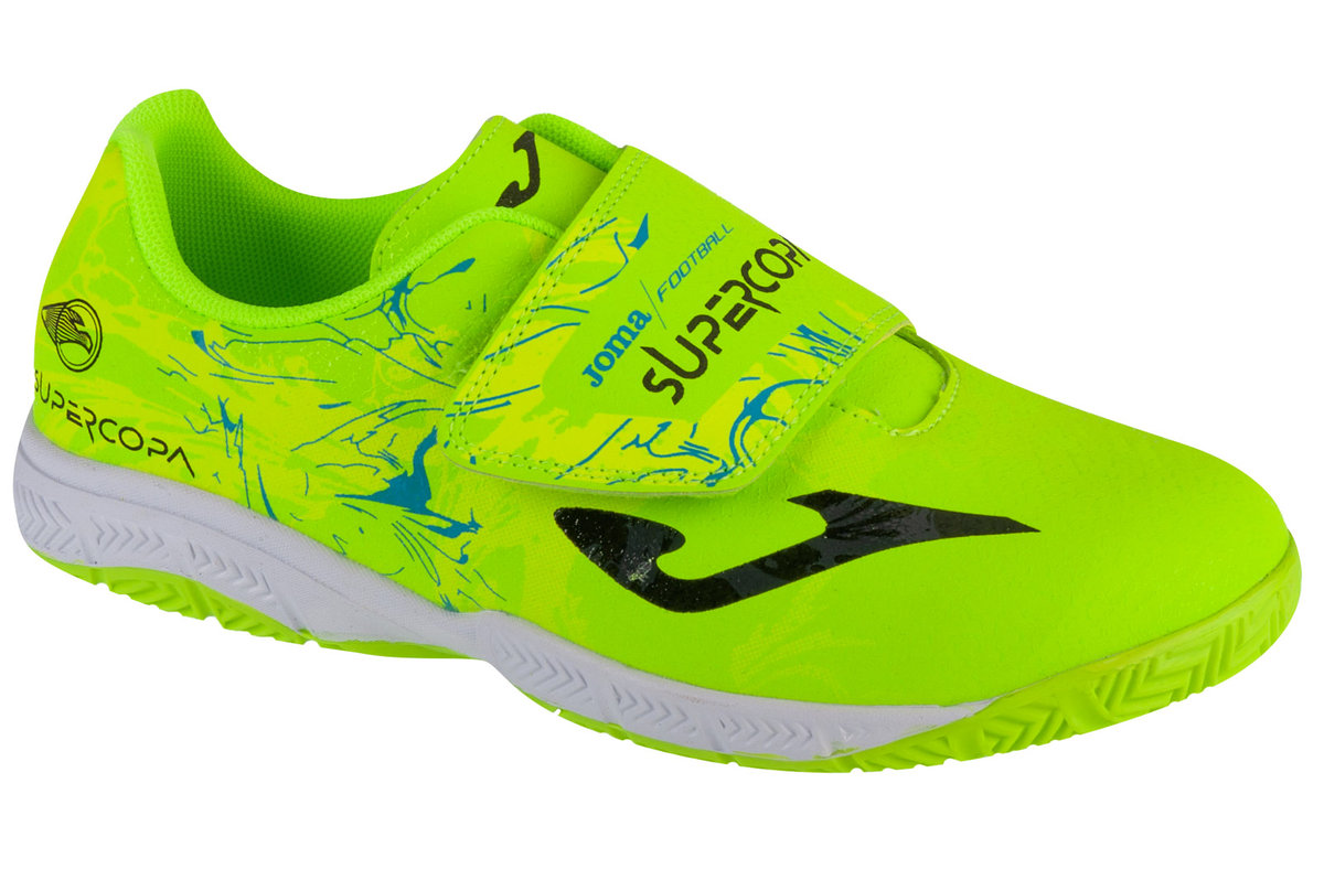 Joma Super Copa Jr 2409 IN SCJW2409INV, dla chłopca, buty halowe - halówki, Żółty