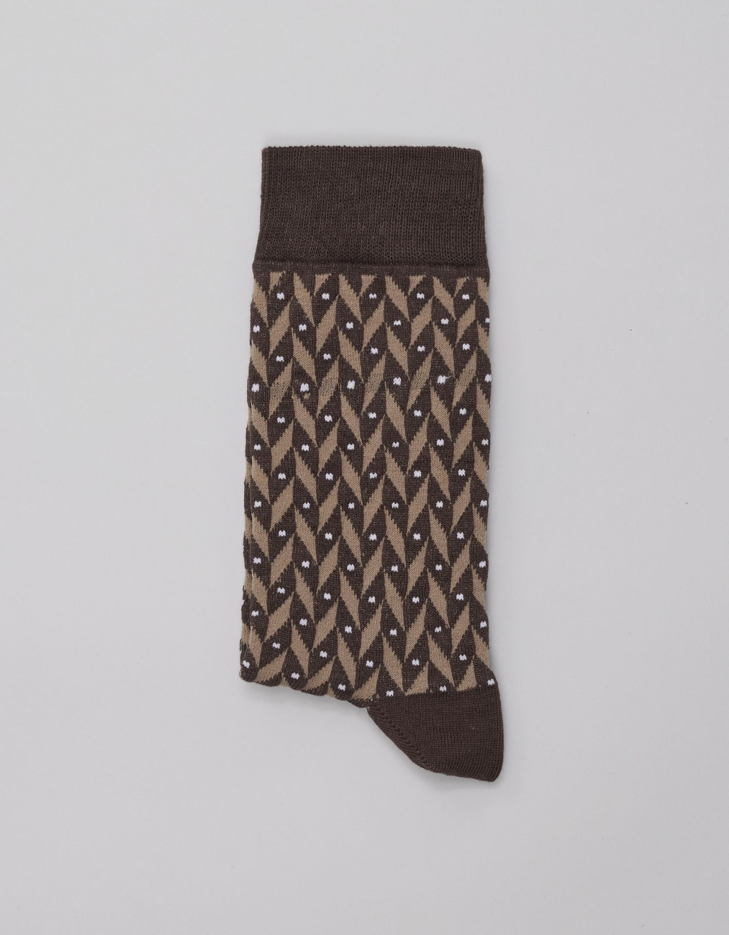 skarpety diamond brąz