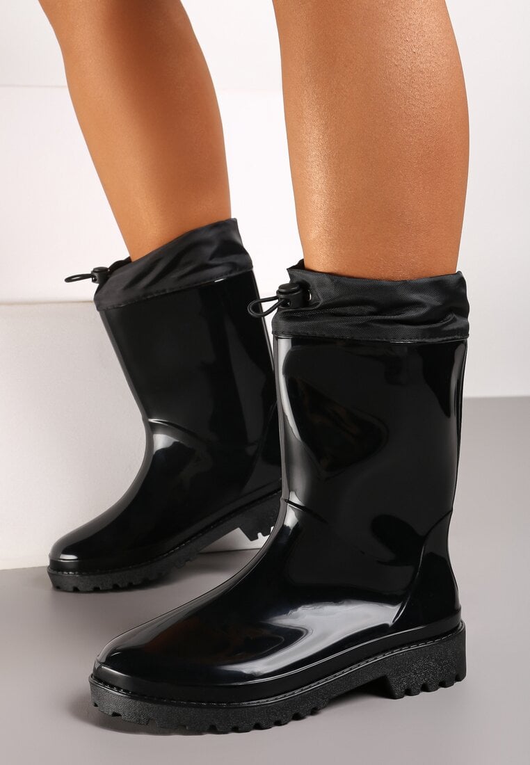 Czarne Kalosze ze Ściągaczem Vimashan