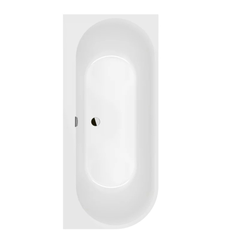 Villeroy & Boch Oberon 2.1 Wanna narożna 180x80 cm prawa biały połysk UBQ180OBN9CR00VD01