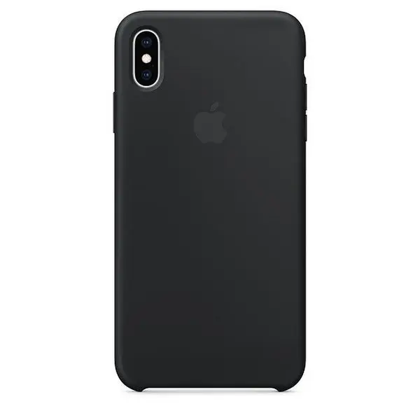 Etui Apple MRWE2ZM/A iPhone Xs Max black Silicone Case