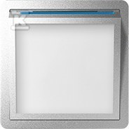 Kontakt Simon KONTAKT_SIMON Plakietka modułu świecącego LED DETAIL 82 Aluminium 82036-93