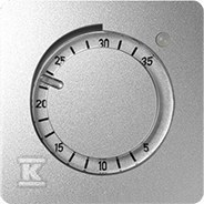 Kontakt Simon KONTAKT_SIMON Plakietka do obrotowych regulatorów temperatury DETAIL 82 Aluminium 82505-93