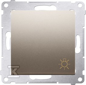 Kontakt KONTAKT_SIMON Przycisk zwierny światło SIMON 54 Złoty DS1A.01/44