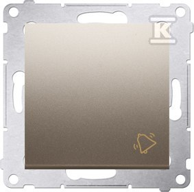 Kontakt KONTAKT_SIMON Przycisk zwierny dzwonek SIMON 54 Złoty DD1A.01/44