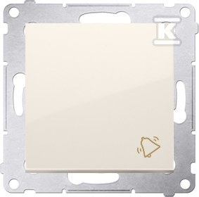 Kontakt KONTAKT_SIMON Przycisk zwierny dzwonek SIMON 54 Kremowy DD1A.01/41