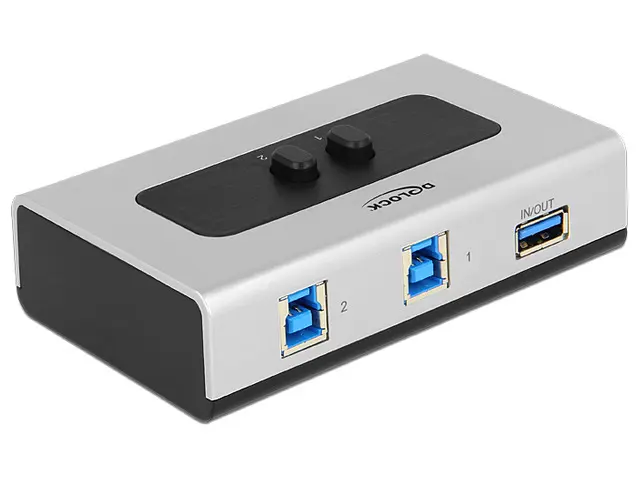 DELOCK Przełącznik USB3.0 2 wejścia -> 1 wyjście bidirect