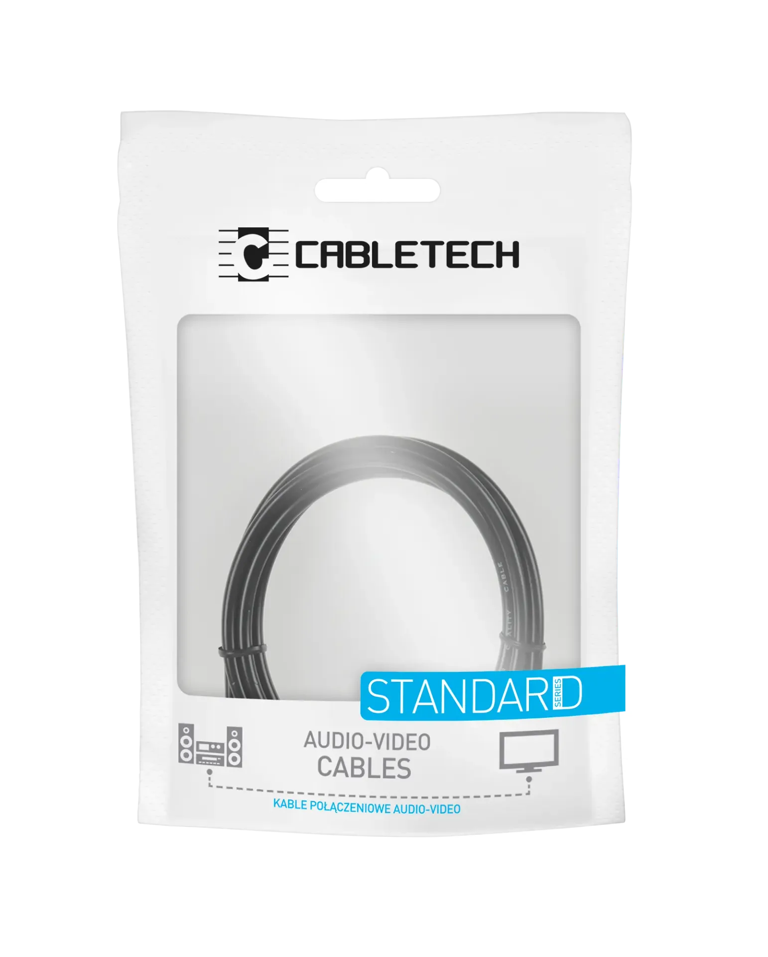 Kabel Jack 3.5-2RCA 1.8m Cabletech standard