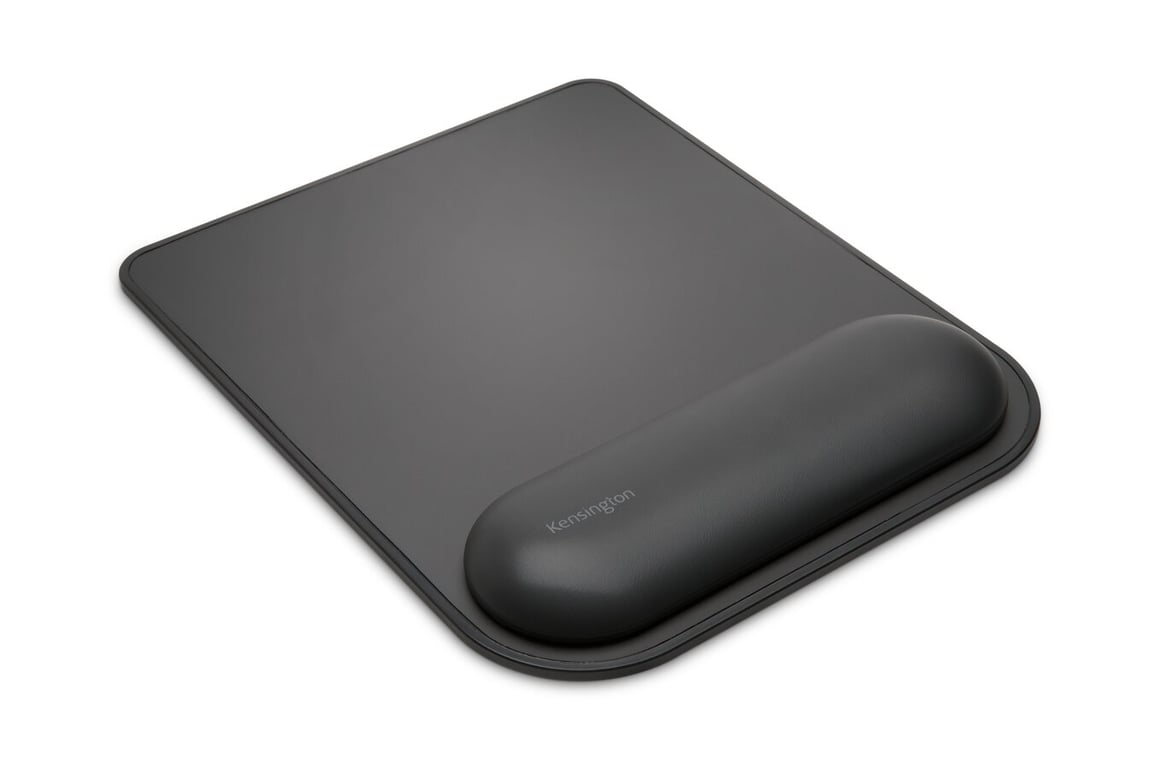 KENSINGTON ErgoSoft Mousepad with Wrist Rest for Standard Mouse Black