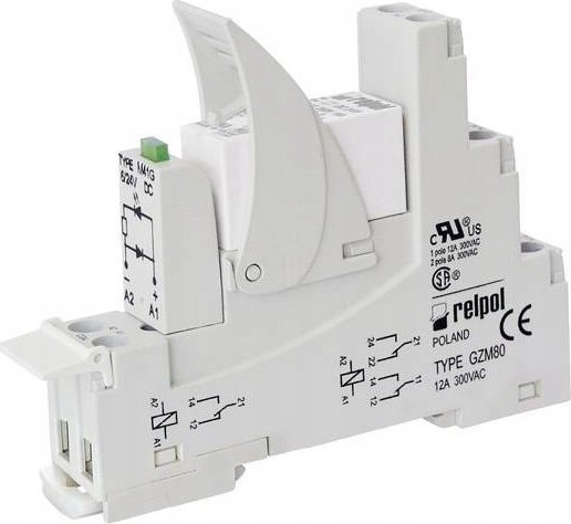 Relpol Przekaźnik Interfejsowy 1P 12V DC AgNi 16 A / 250 V AC PI85-012DC-M41G-MS-2011 862204 862204
