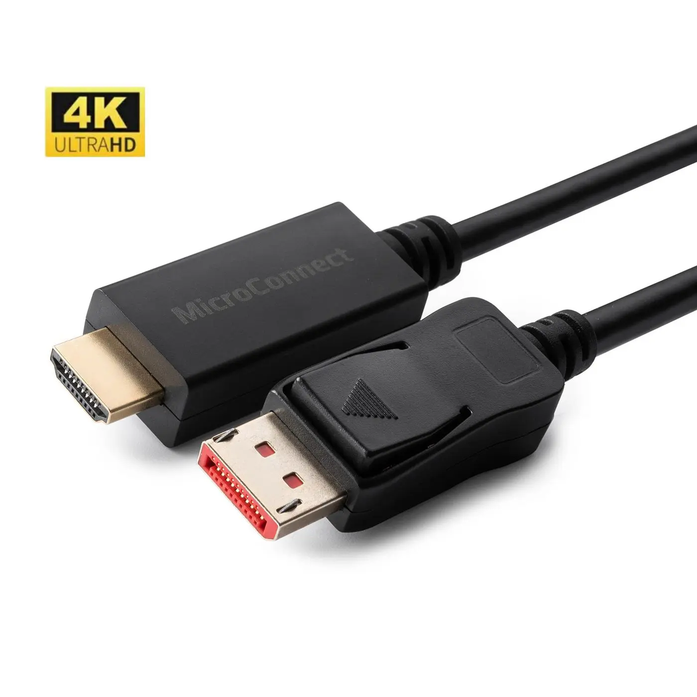 Kabel MicroConnect DisplayPort - HDMI 5m czarny (MC-DP-HDMI-5004K)