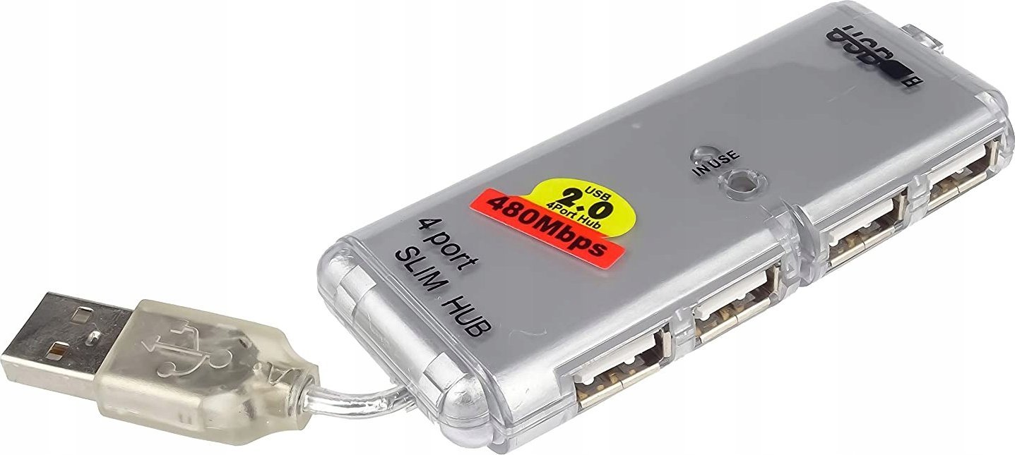 4-portowy HUB PremiumCord USB 2.0 bez zasilania