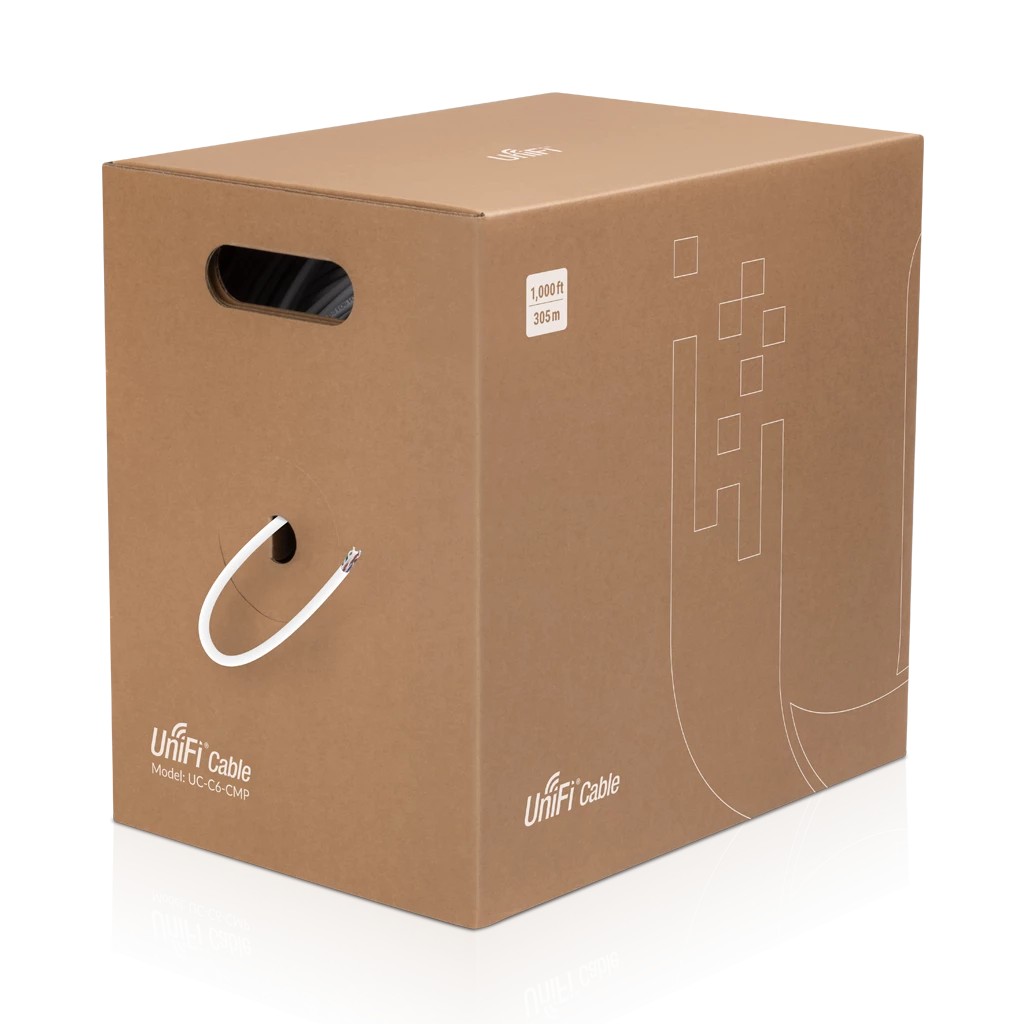 UBIQUITI UniFi Cable Cat6 CMP 23 AWG 305m up to 1 Gbps