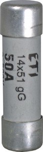 Eti-Polam Wkładka bezpiecznikowa cylindryczna 14x51mm 40A gG 500V CH14P /z wybijakiem/ 006711004 /10szt./ 006711004